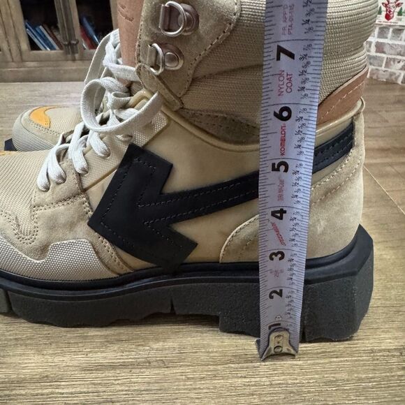 Off-White Virgil Abloh Sneaker Hiking Boot Size 43 Arrow Motif Deadstock - Picture 15 of 16